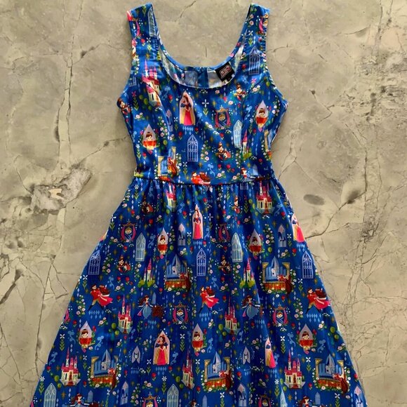 New - Retrolicious Beauty and the Beast Dress - Picture 1 of 3